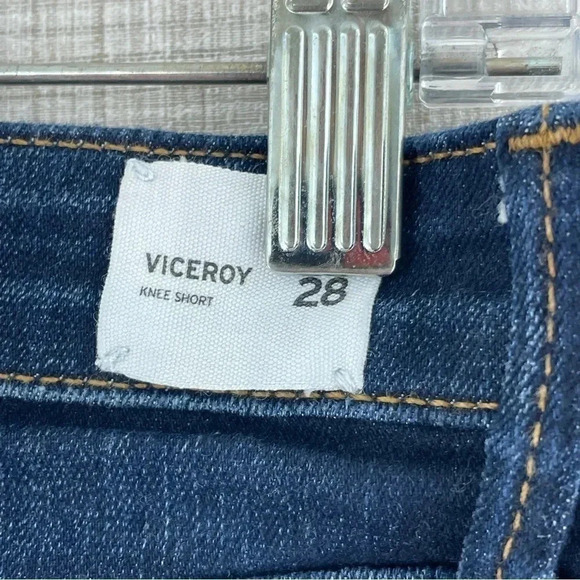 Hudson Veceroy Knee short Womens Size 26 blue 1787 - Picture 7 of 11